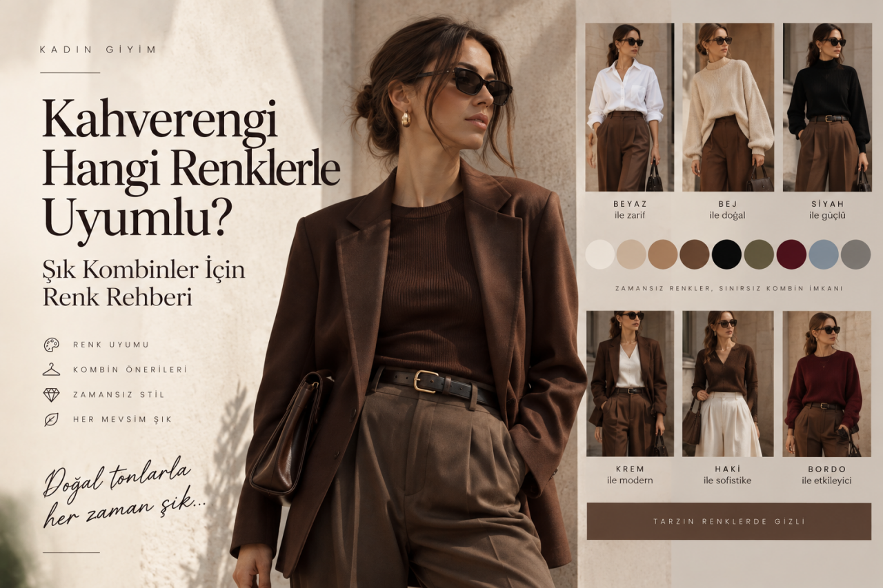 Kahverengi Hangi Renklerle Uyumlu? Şık Kombinler İçin Renk Rehberi